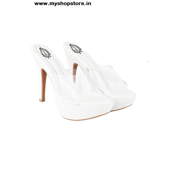 Men's Women's Shoes Round Toe High Heels Pumps Cross Dressing for Men White  | eBay