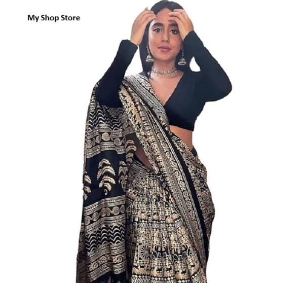 Popular Saree Shop Near Me - Women Saree with blouse 2024