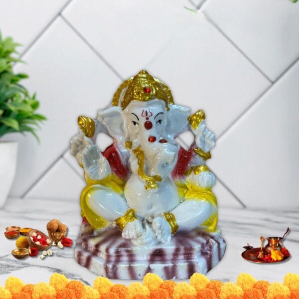 Best Ganesha Idol Figurine Best Diwali Sale White In Color 1