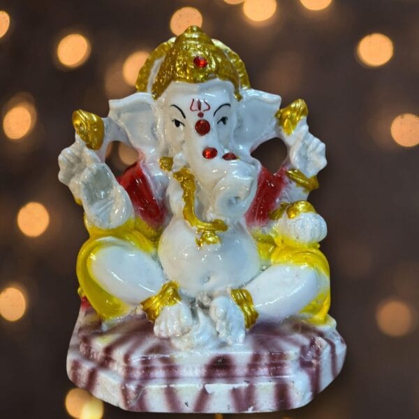 Best Ganesha Idol Figurine Best Diwali Sale White In Color 2