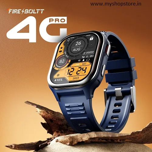 Superb Fire Boltt smartwatch 4G VOLTE Calling Nano SIM GPS 400 mah Battery 1