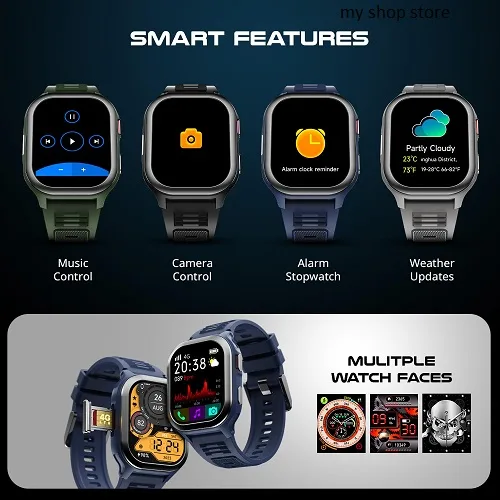 Superb Fire Boltt smartwatch 4G VOLTE Calling Nano SIM GPS 400 mah Battery 8