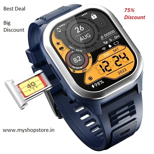 Superb Fire Boltt smartwatch 4G VOLTE Calling - Nano SIM - GPS - 400 mah Battery